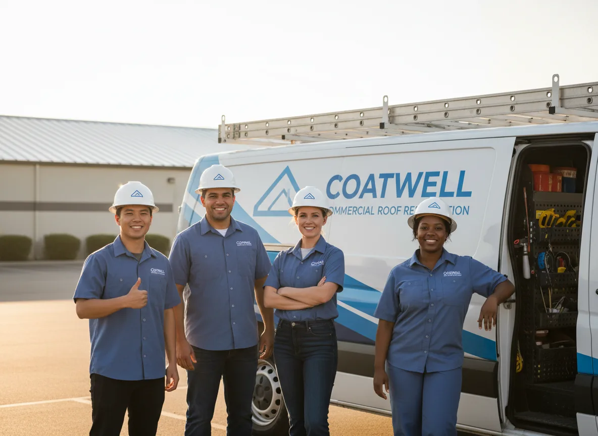 Commercial roof coating company in Greenwich, UT